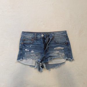 High Rise Festival American Eagle Jean Shorts - 4